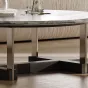 Большой и маленький круглый журнальный столик из мрамора Tide Leader 35768-29