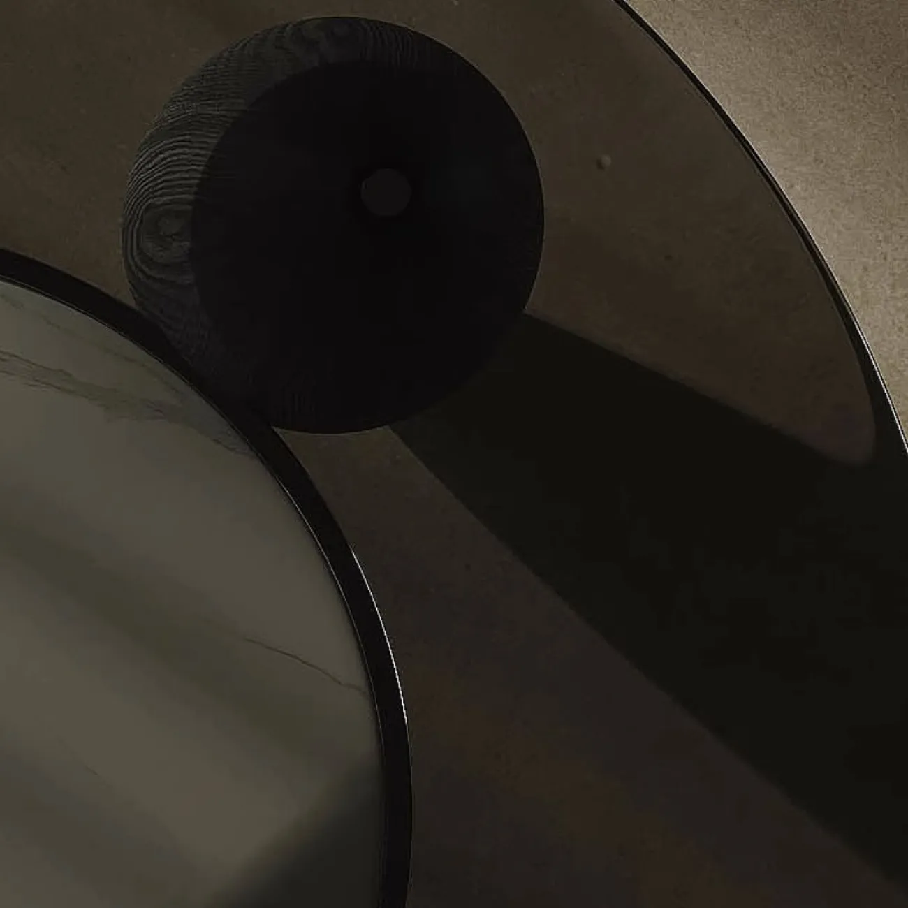 Журнальный столик из закаленного стекла в сочетании с ясенем Tide Leader 35769-29