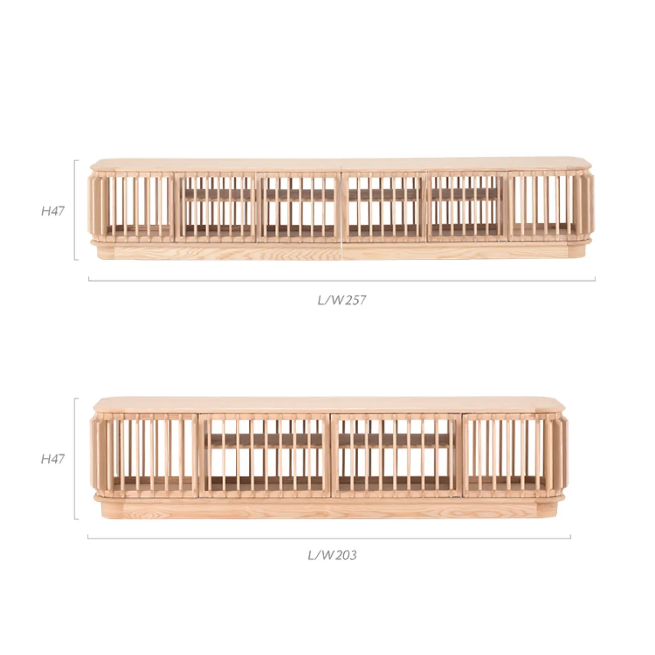 Тумба под телевизор LaLume AR21222-23, шкаф