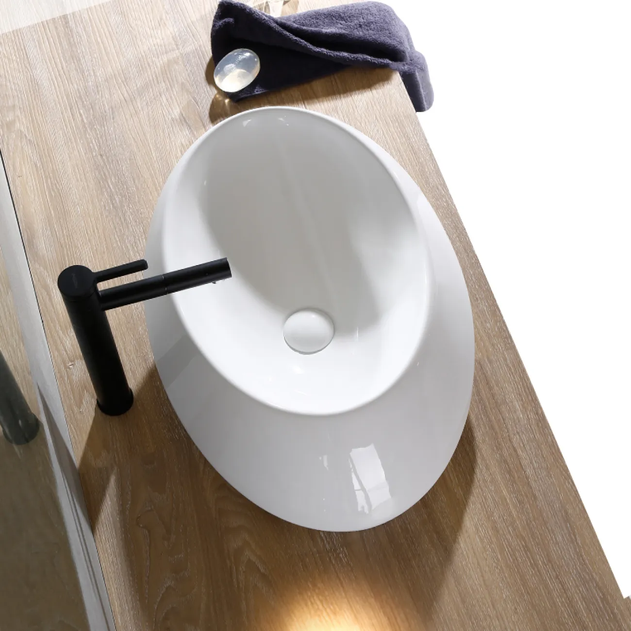 Роскошный настольный умывальник для ванной комнаты в Современном стиле LaLume MB21191-23