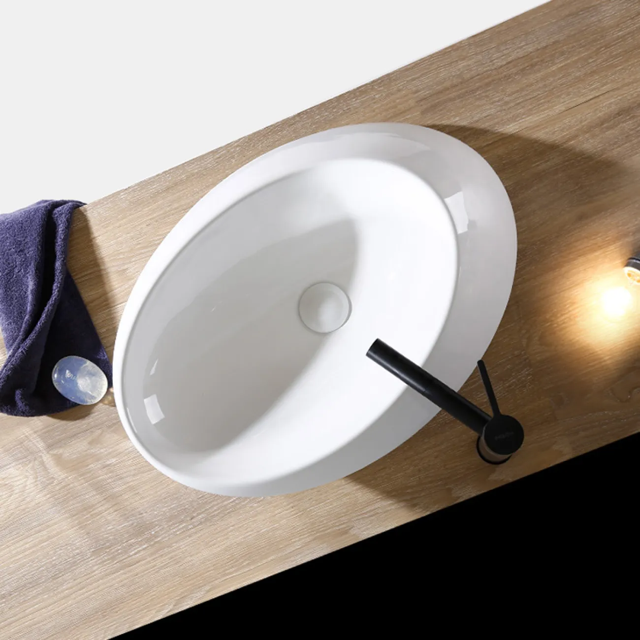 Роскошный настольный умывальник для ванной комнаты в Современном стиле LaLume MB21191-23