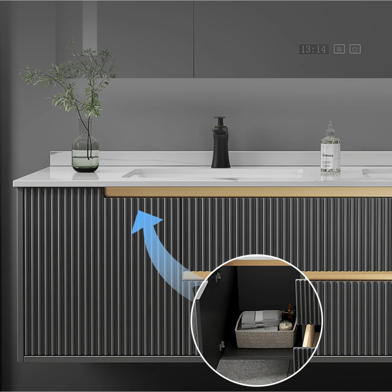 Мебель для ванной LaLume AR21205-23 подвесная