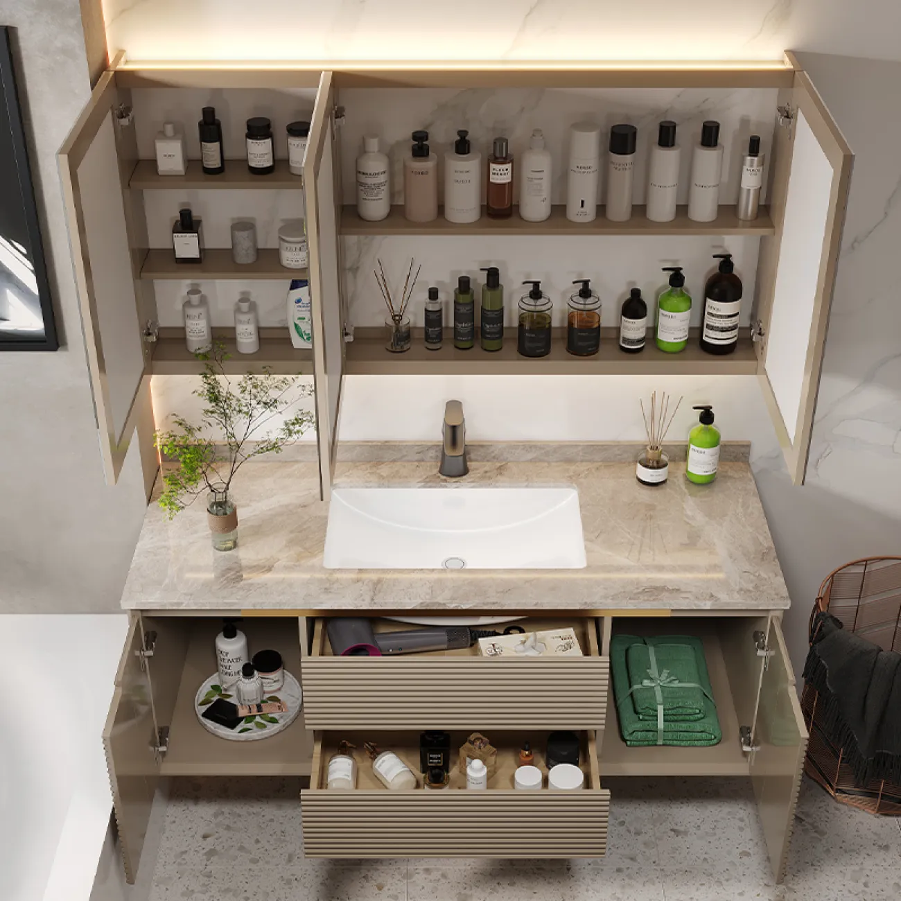 Мебель для ванной LaLume AR21205-23 подвесная