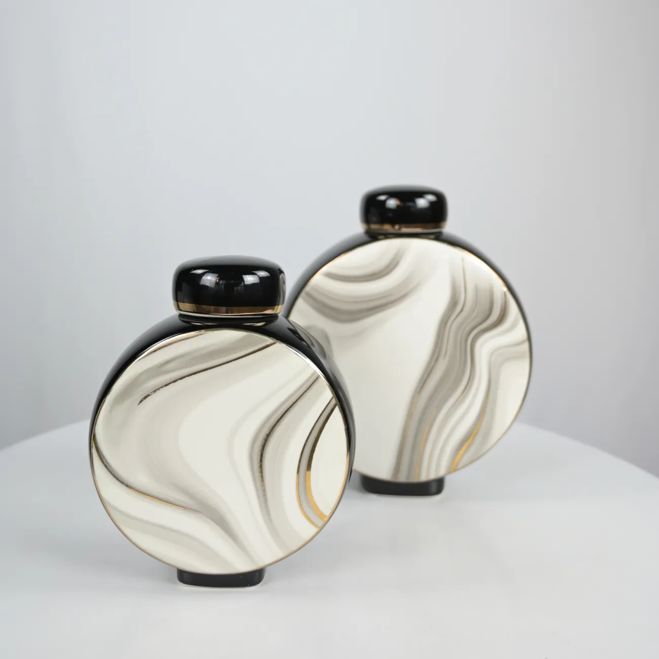 Ваза «Фляга» LaLume DK_601914 H19.5 Ваза «Фляга» LaLume DK_601914 H19.5