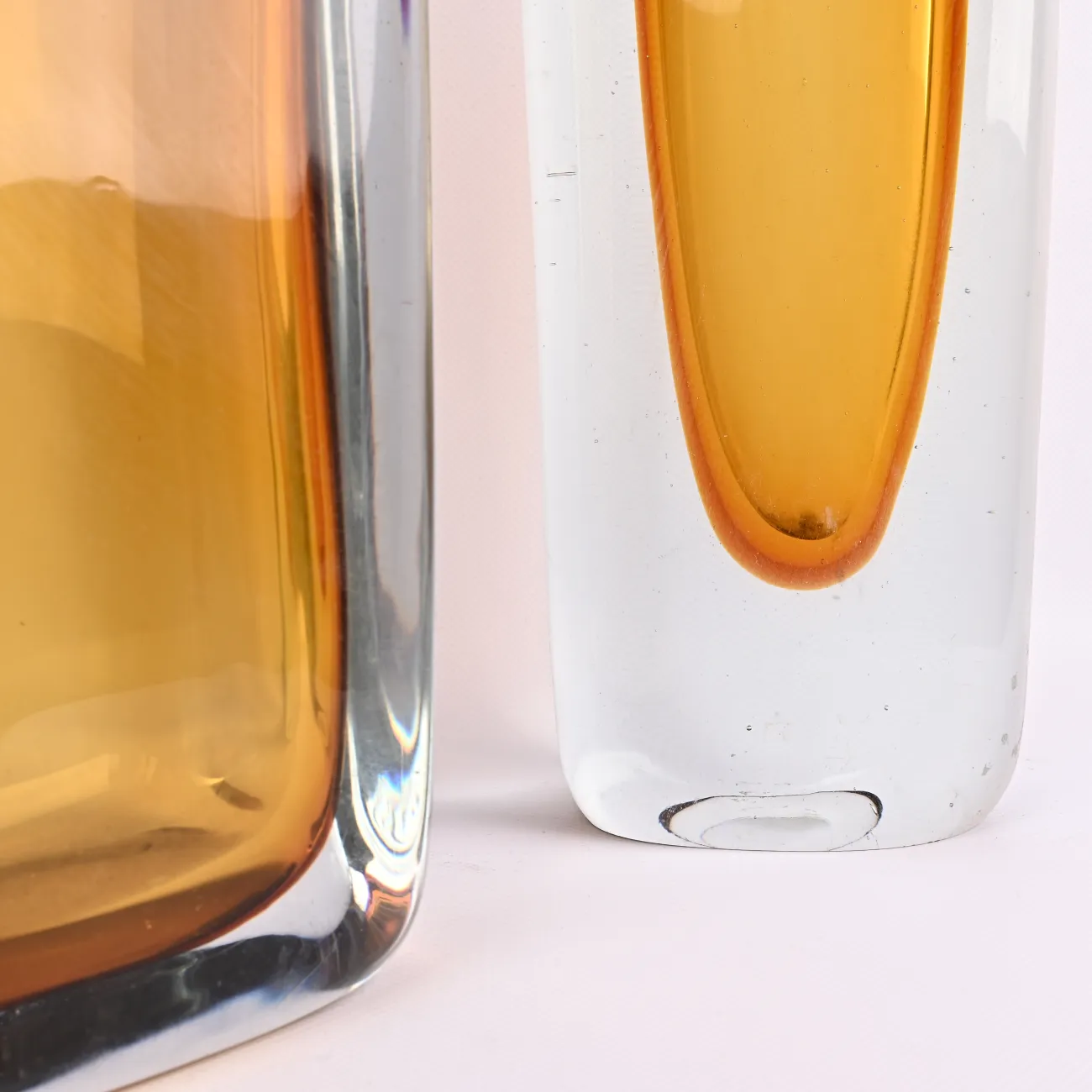 Коричневая стеклянная ваза DK_FB-ZS2049B H34