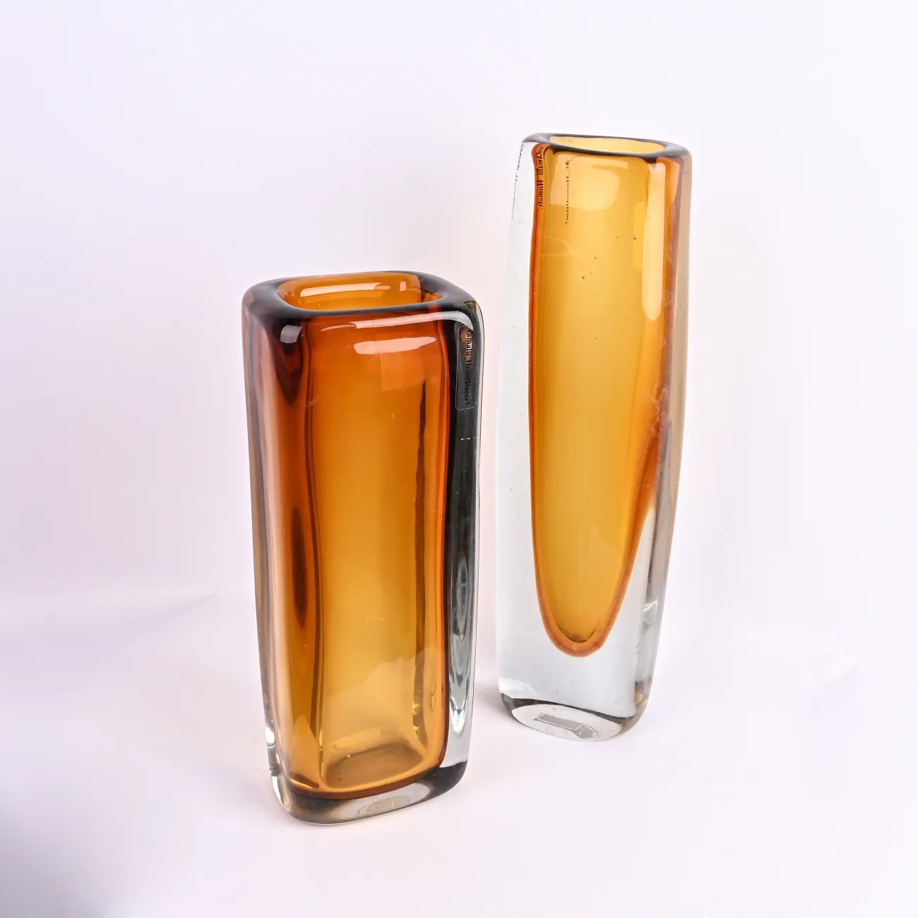 Коричневая стеклянная ваза DK_FB-ZS2049B H34