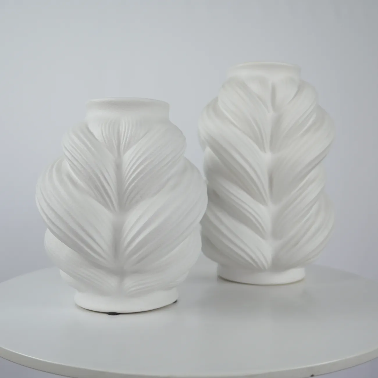 Керамическая ваза «Коса» LaLume DK_607703 H34