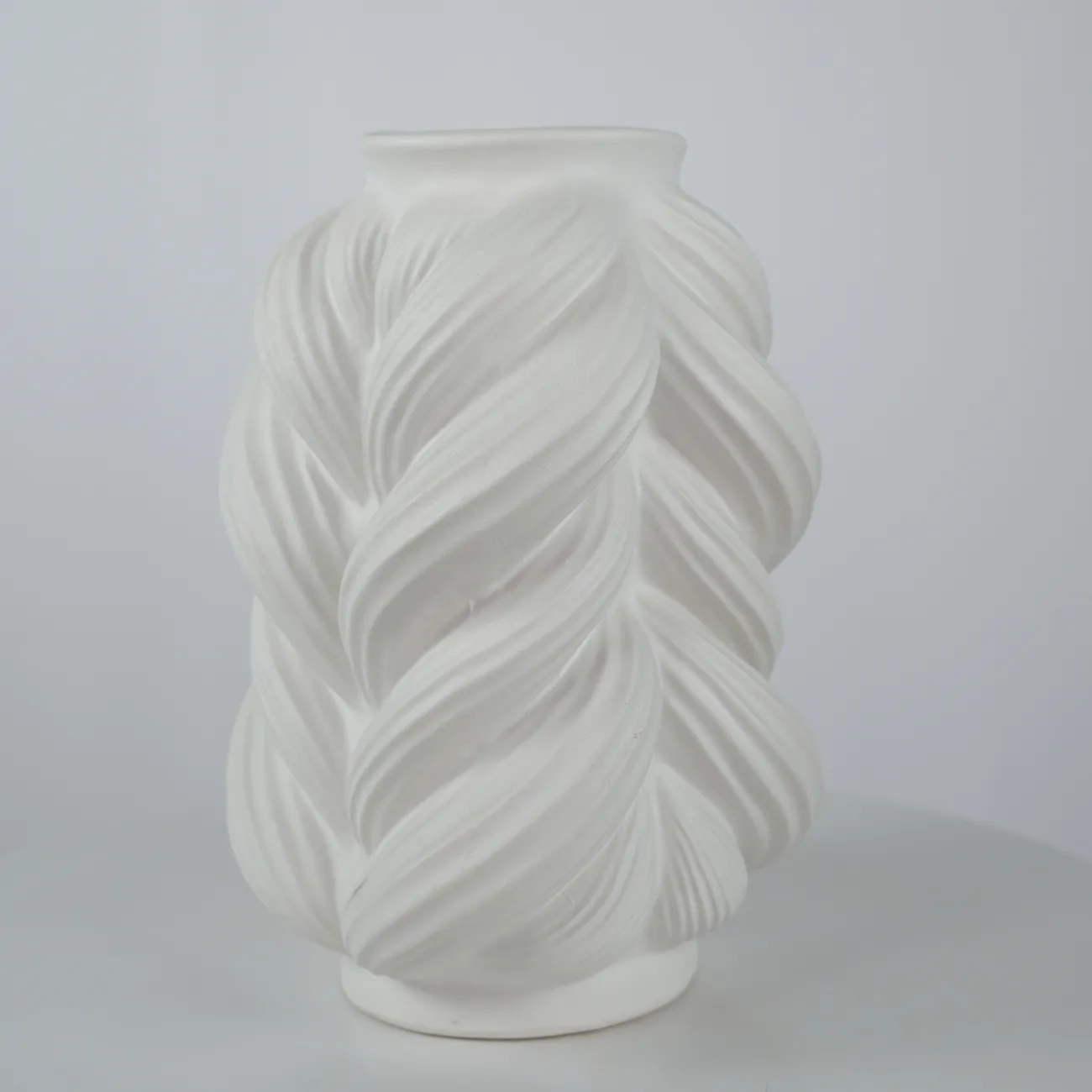 Керамическая ваза «Коса» LaLume DK_607703 H34