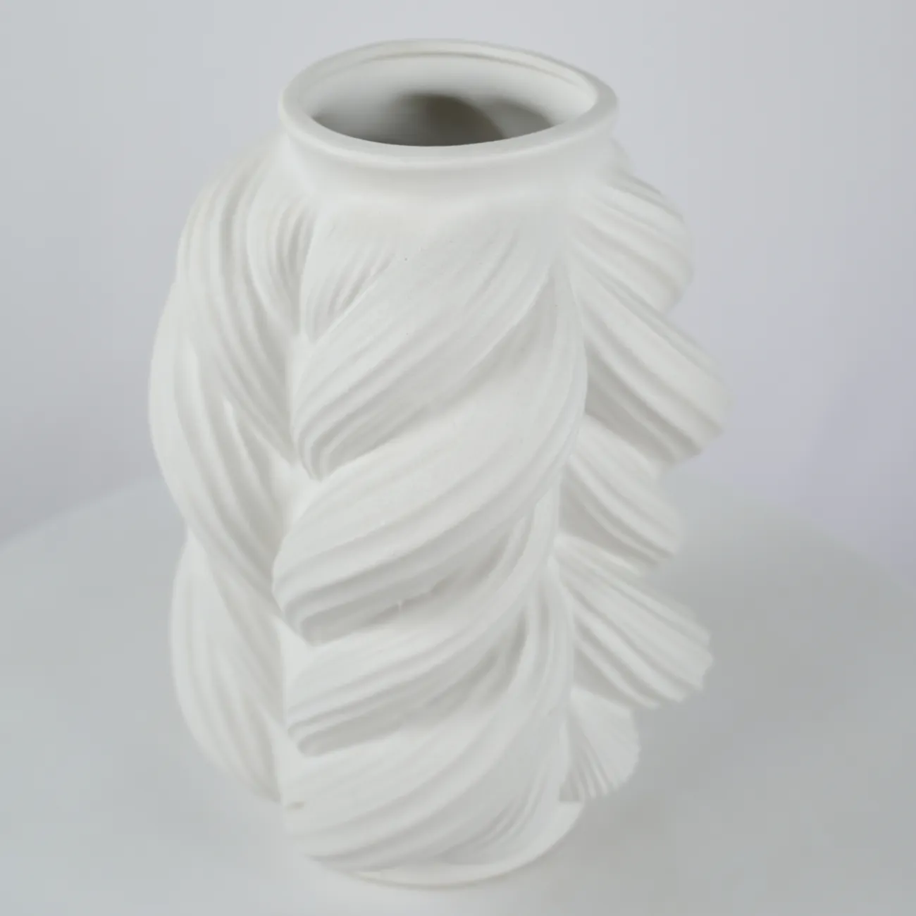 Керамическая ваза «Коса» LaLume DK_607703 H34