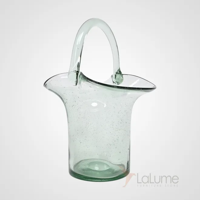 ВАЗА-СУМКА стекло LaLume DK_22093 H28