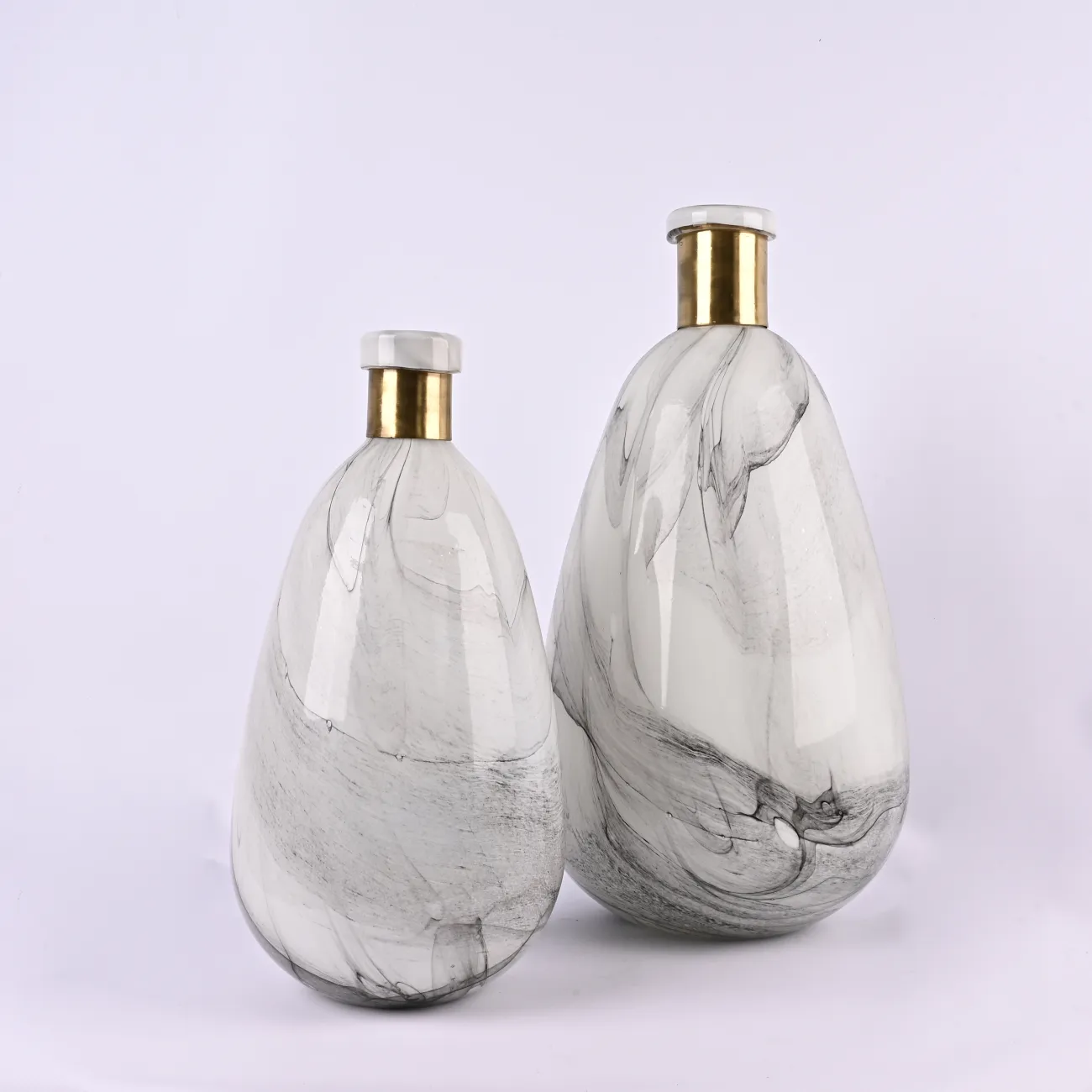 Современная Ваза мраморная LaLume DK_FB-ZS1809A H46