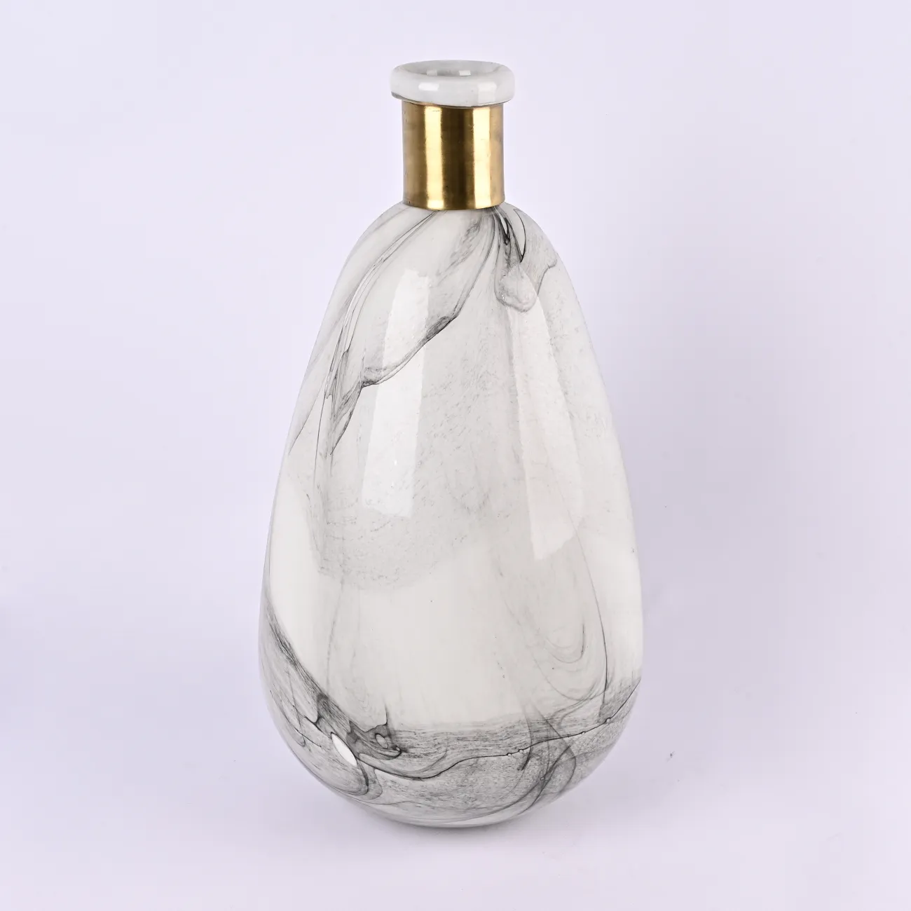 Современная Ваза мраморная LaLume DK_FB-ZS1809A H46