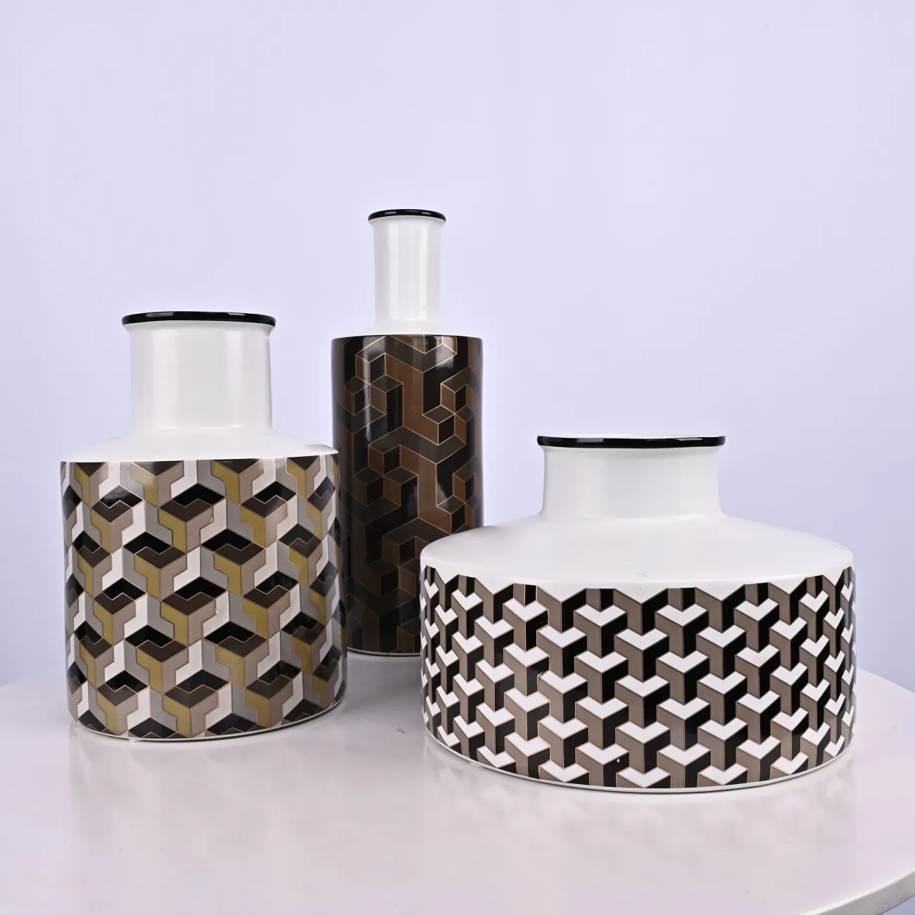 Ваза «Узор 3D» LaLume DK_603116 H16.5