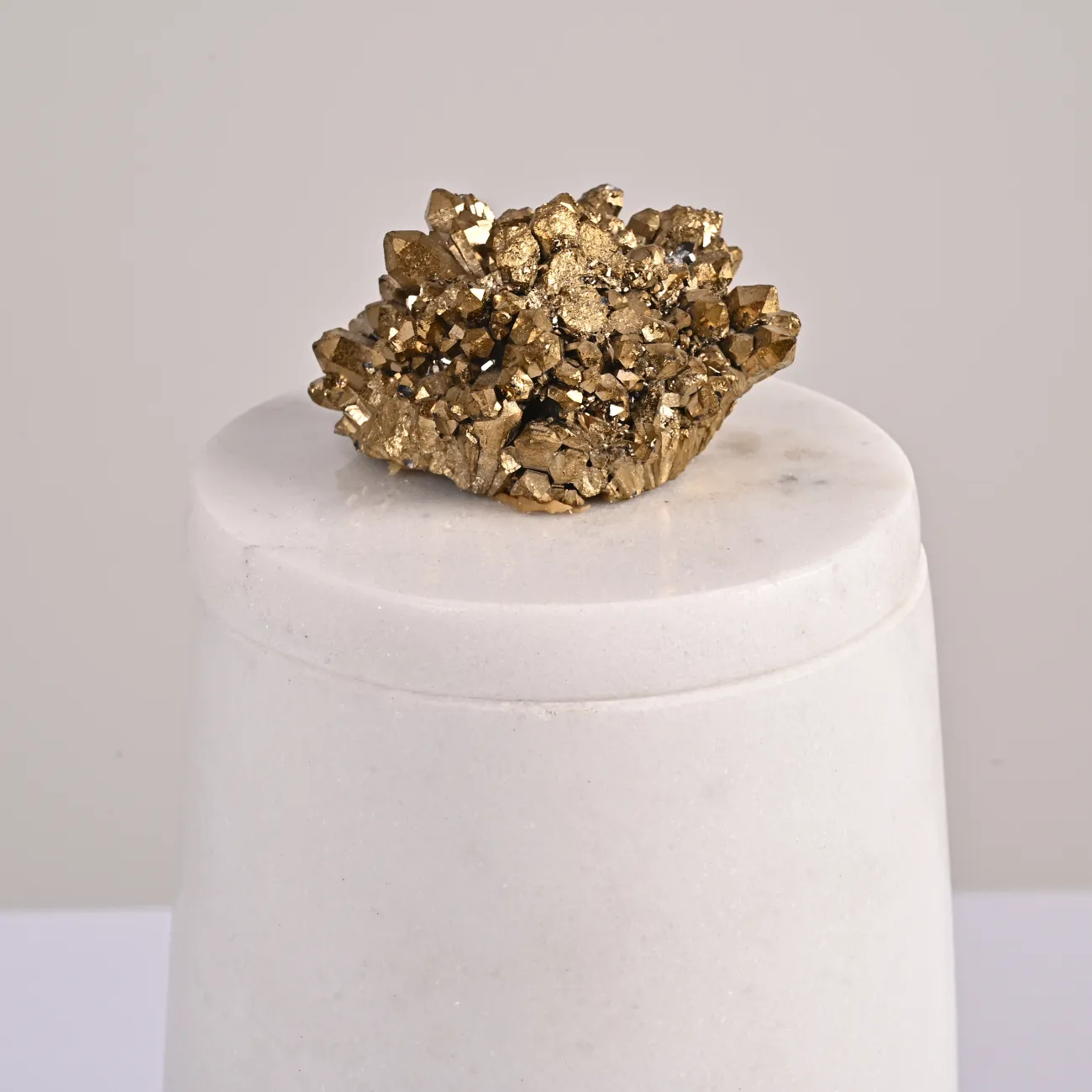 Мраморная декоративная банка LaLume FL-DB118B H23