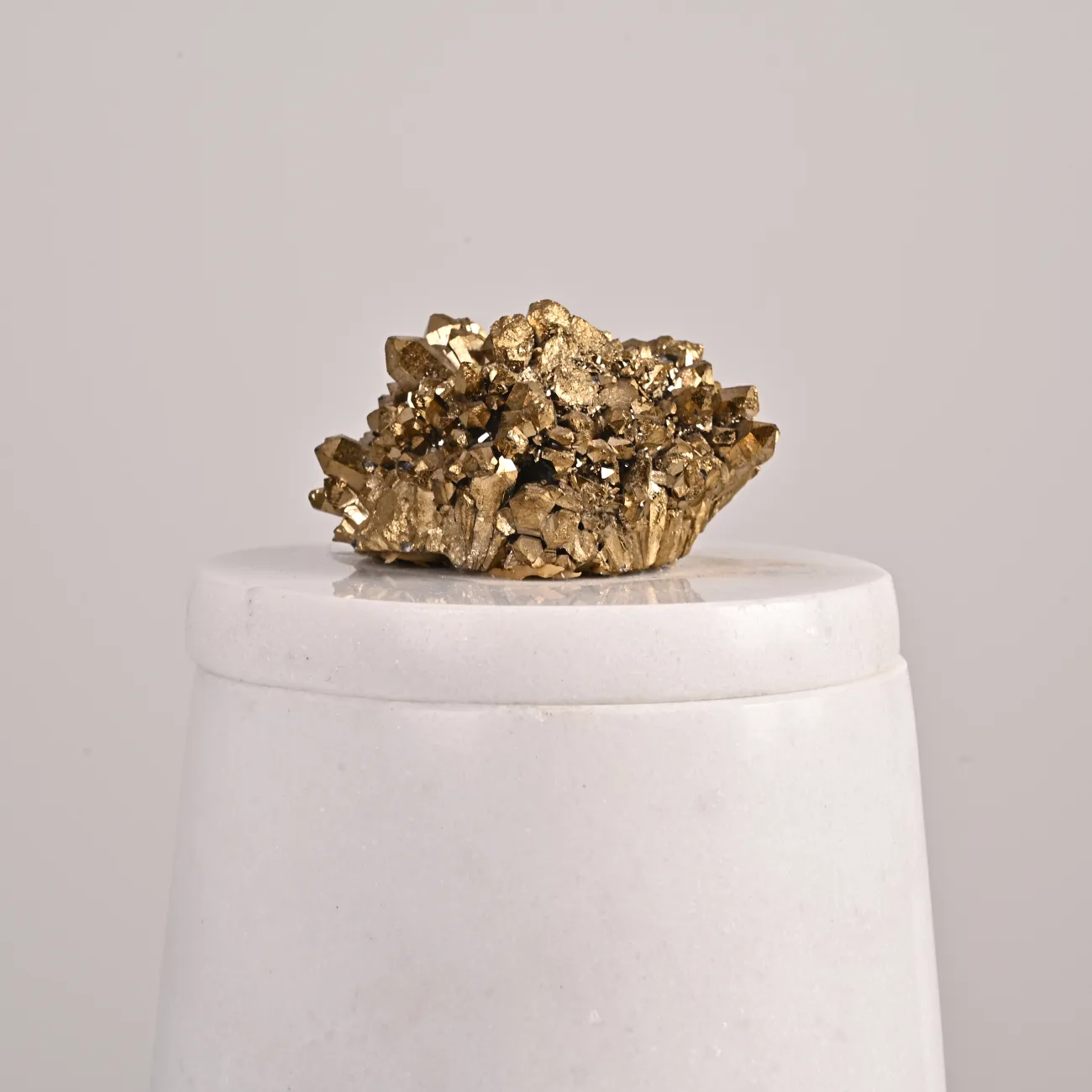 Мраморная декоративная банка LaLume FL-DB118B H23