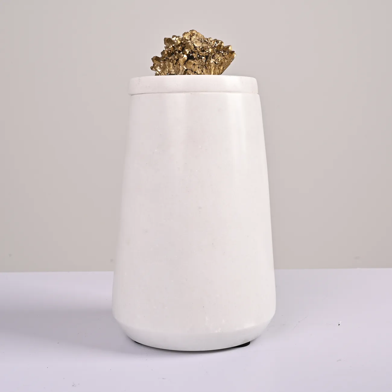 Мраморная декоративная банка LaLume FL-DB118B H23