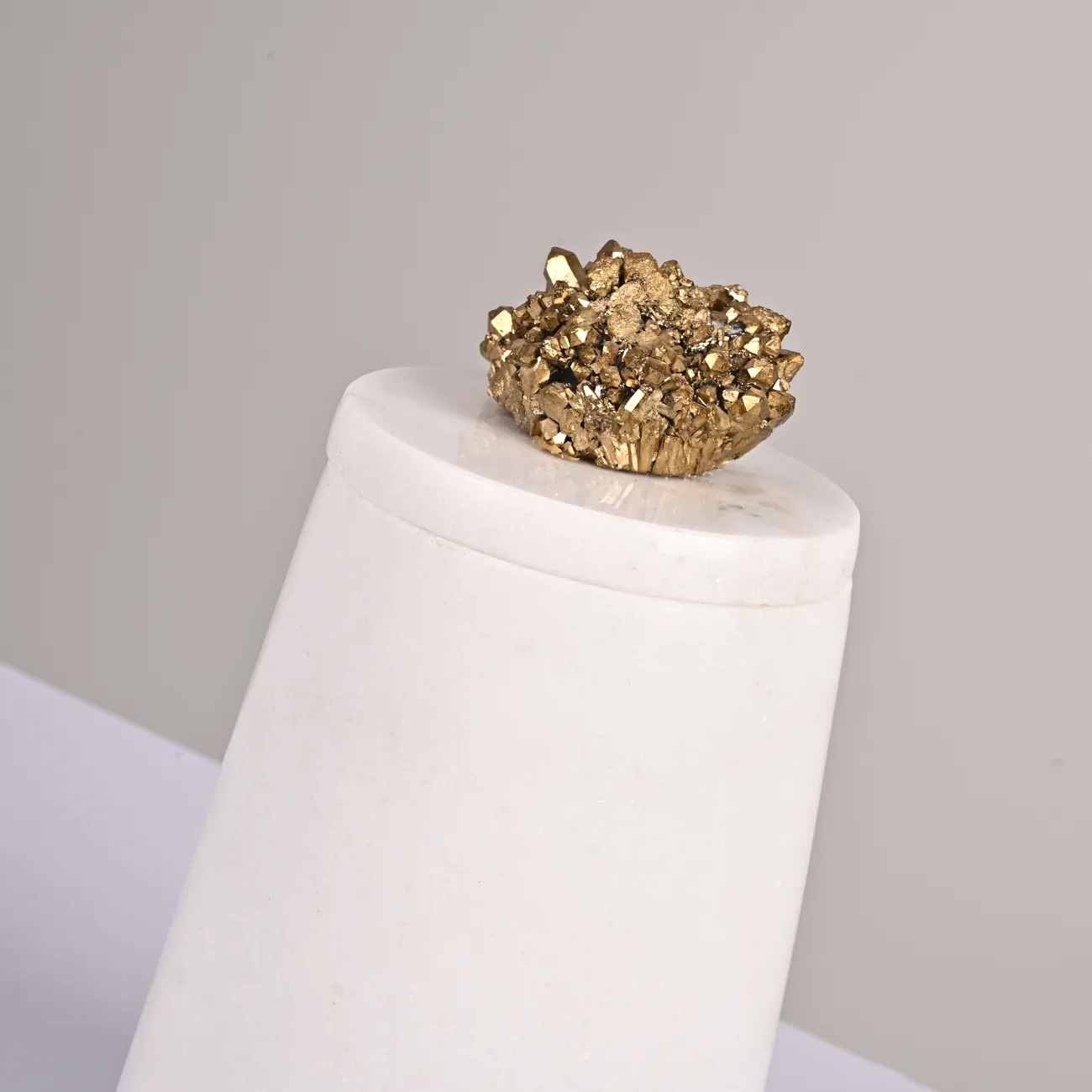 Мраморная декоративная банка LaLume FL-DB118B H23