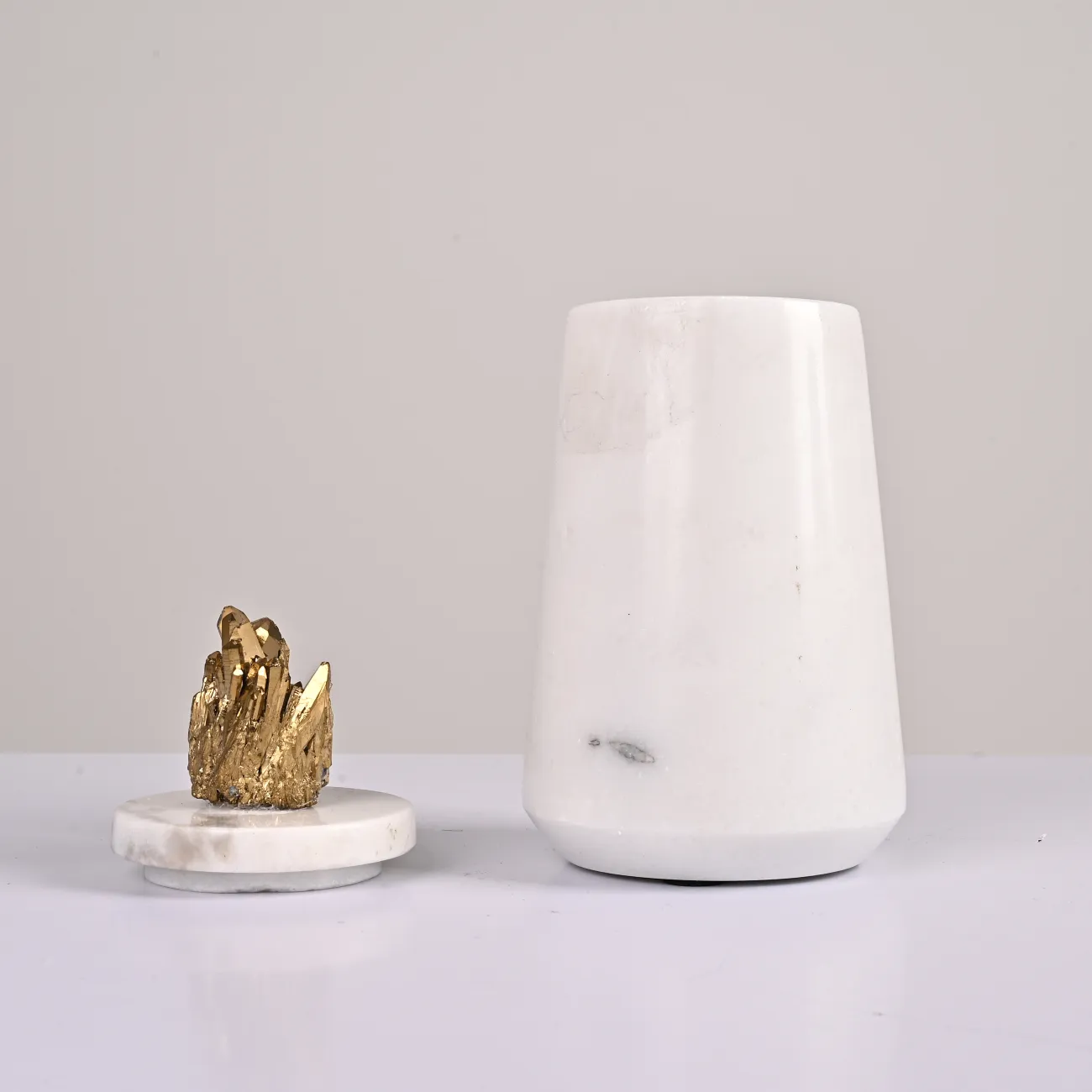 Мраморная декоративная банка LaLume FL-DB118A H20