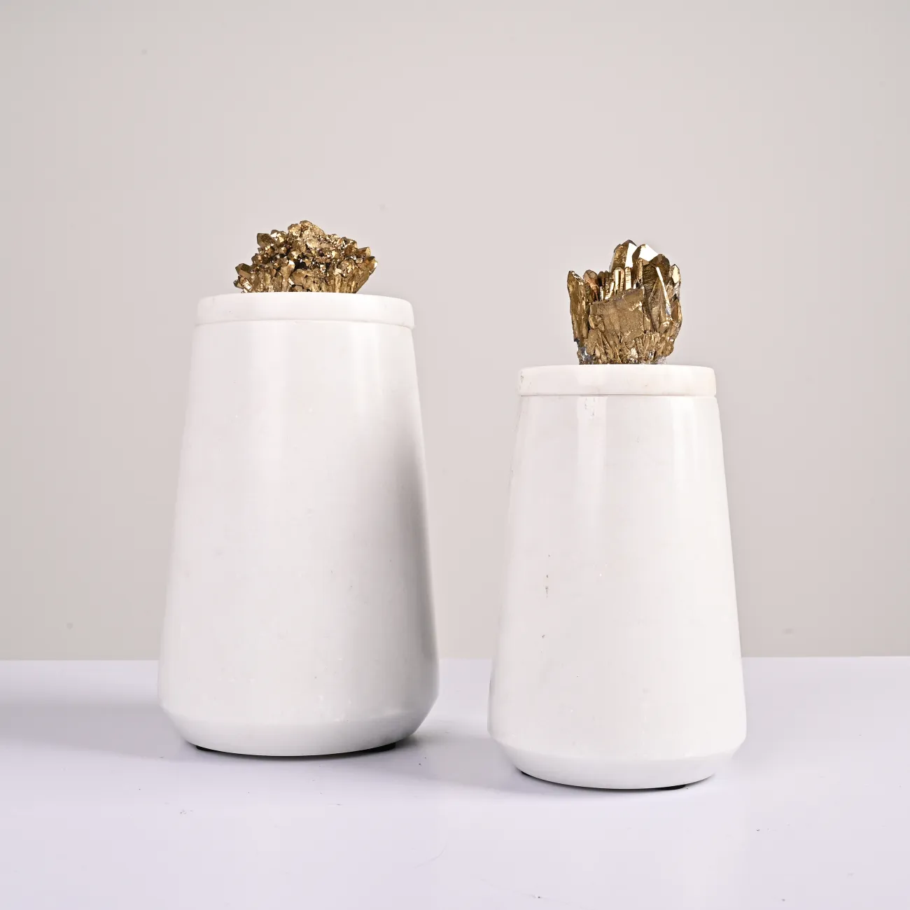 Мраморная декоративная банка LaLume FL-DB118A H20