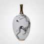 Современная фарфоровая керамическая ваза «Дым» LaLume DK601906-23 H42