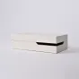 Белая простая декоративная коробка LaLume DK_FB-PG2001C L25