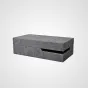 Серая простая декоративная коробка LaLume DK_FB-PG2003C L25