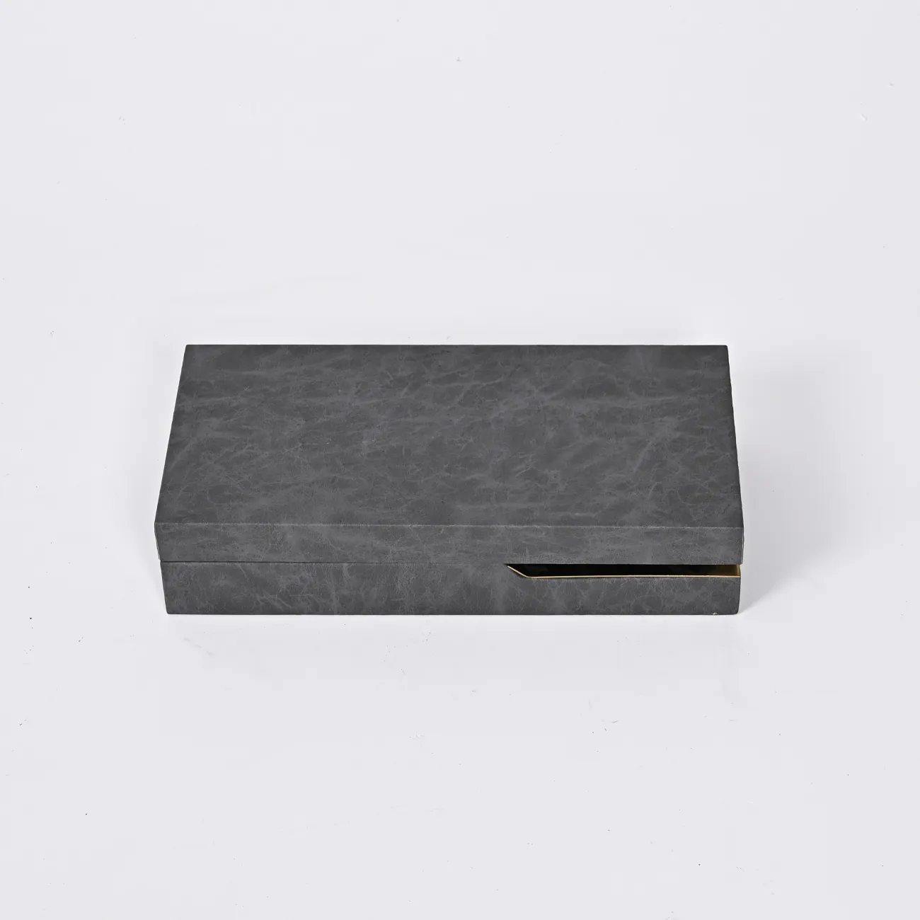 Серая простая декоративная коробка LaLume DK_FB-PG2003C L36