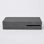 Серая простая декоративная коробка LaLume DK_FB-PG2003C L36