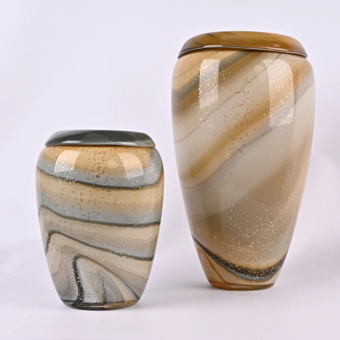 Ваза «Marble glass» LaLume DK_FL-ZS289B H21