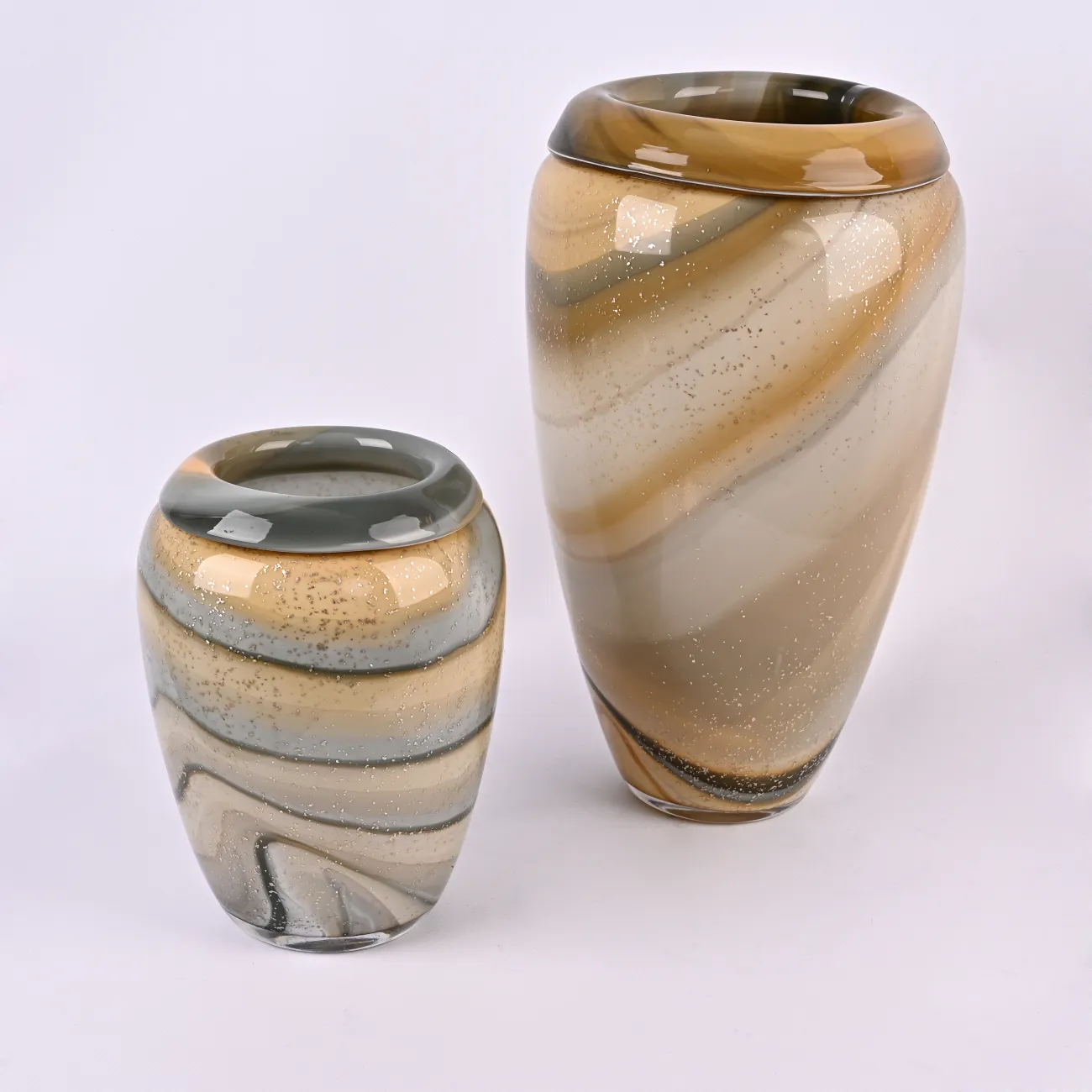 Ваза «Marble glass» LaLume DK_FL-ZS289B H21