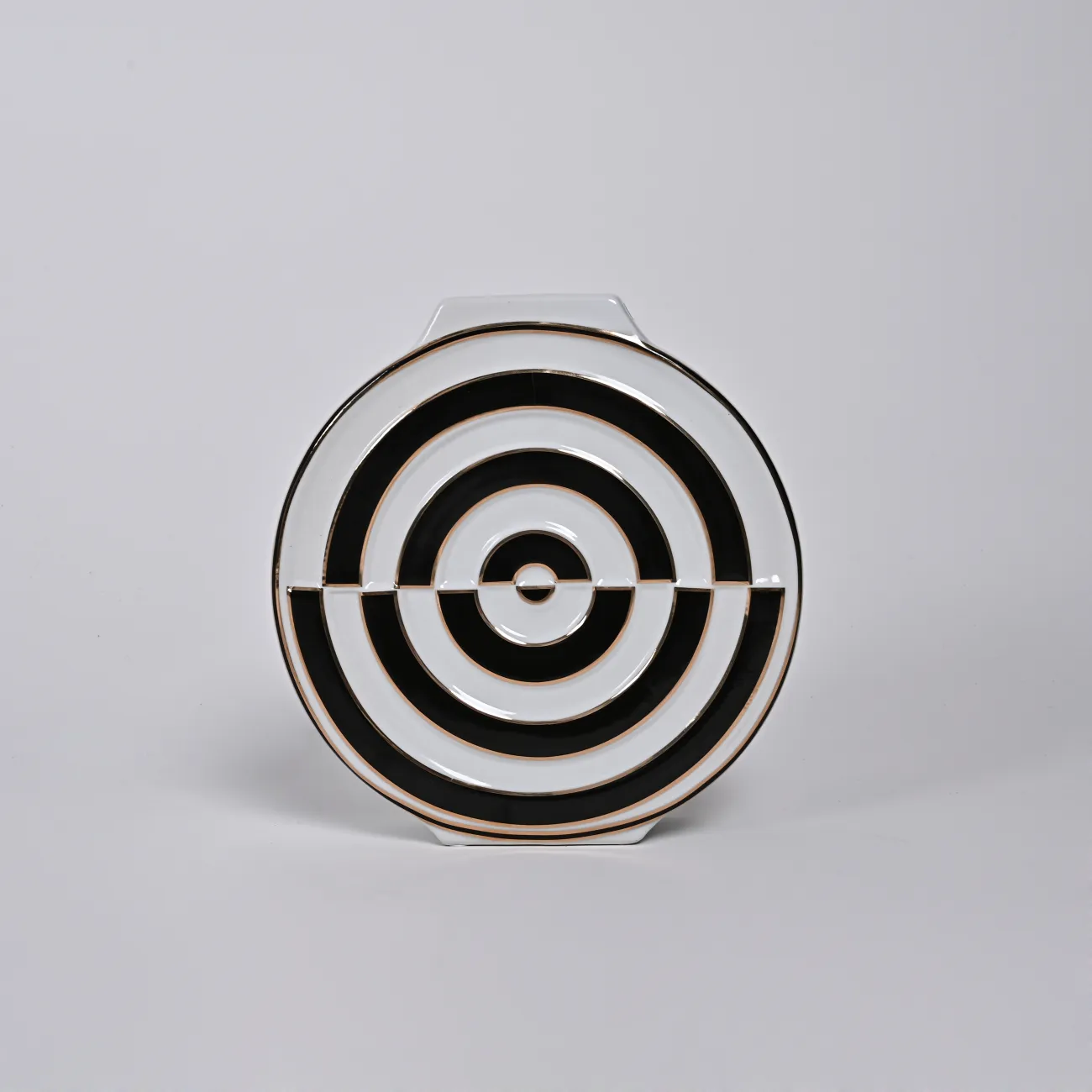 Ваза «Мишень» LaLume DK_300165 Чёрный H23