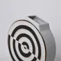 Ваза «Мишень» LaLume DK_300165 Чёрный H26