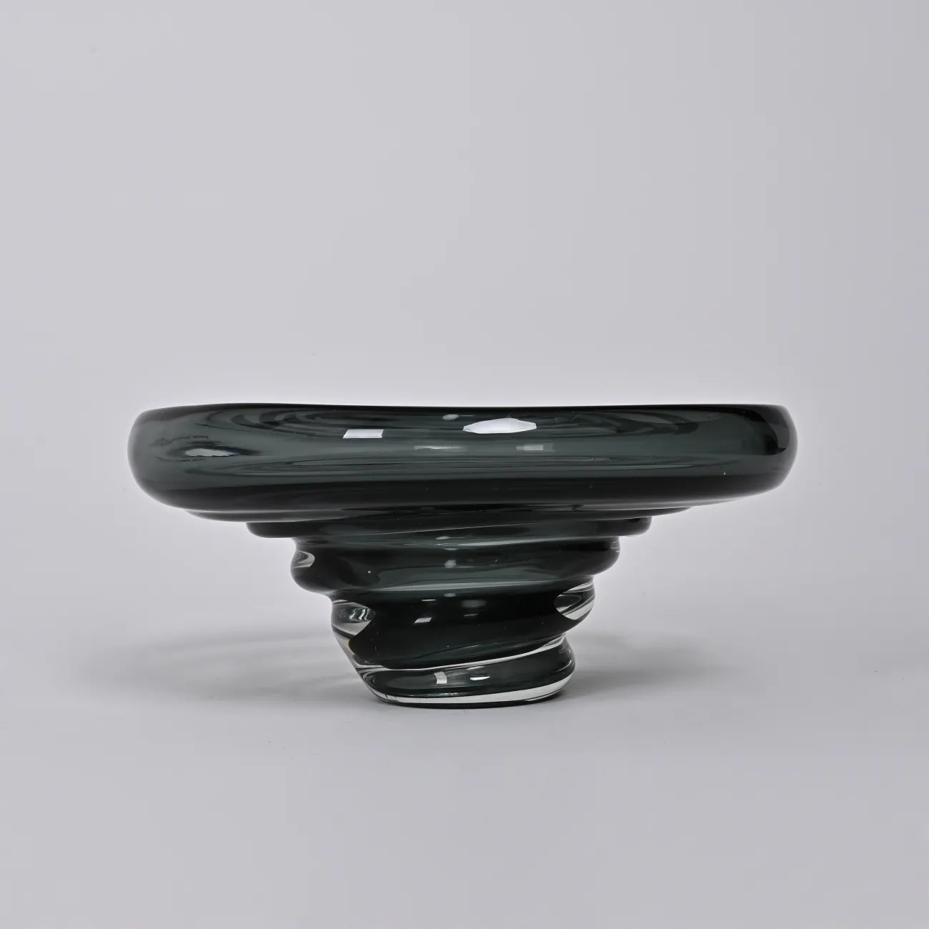 Ваза «Спираль» LaLume DK_FB-ZS2041B Серый H11.5