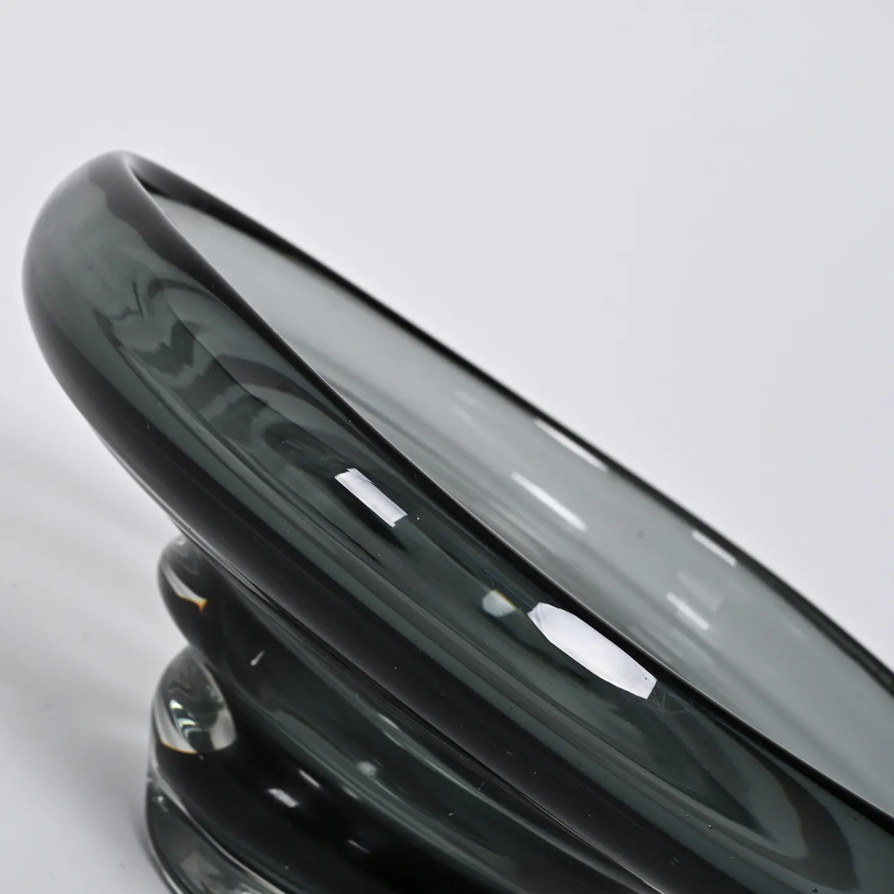 Ваза «Спираль» LaLume DK_FB-ZS2041B Серый H11.5