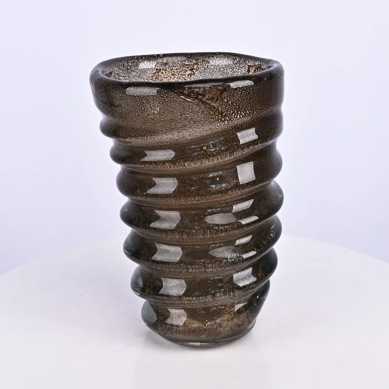 Ваза «Спираль» LaLume DK_FB-ZS2041B Коричневый H31