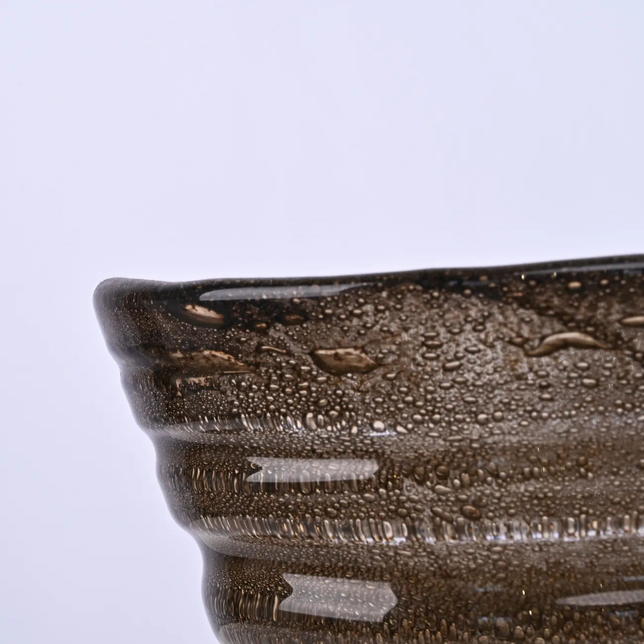 Ваза «Спираль» LaLume DK_FB-ZS2041B Коричневый H19