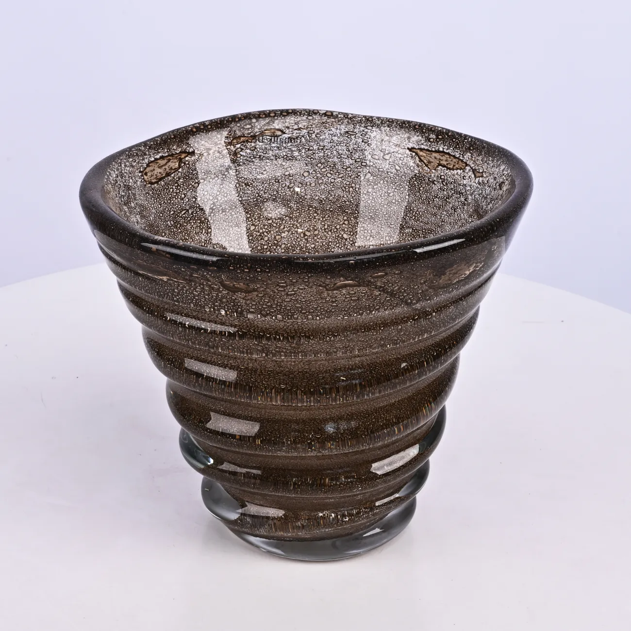 Ваза «Спираль» LaLume DK_FB-ZS2041B Коричневый H19