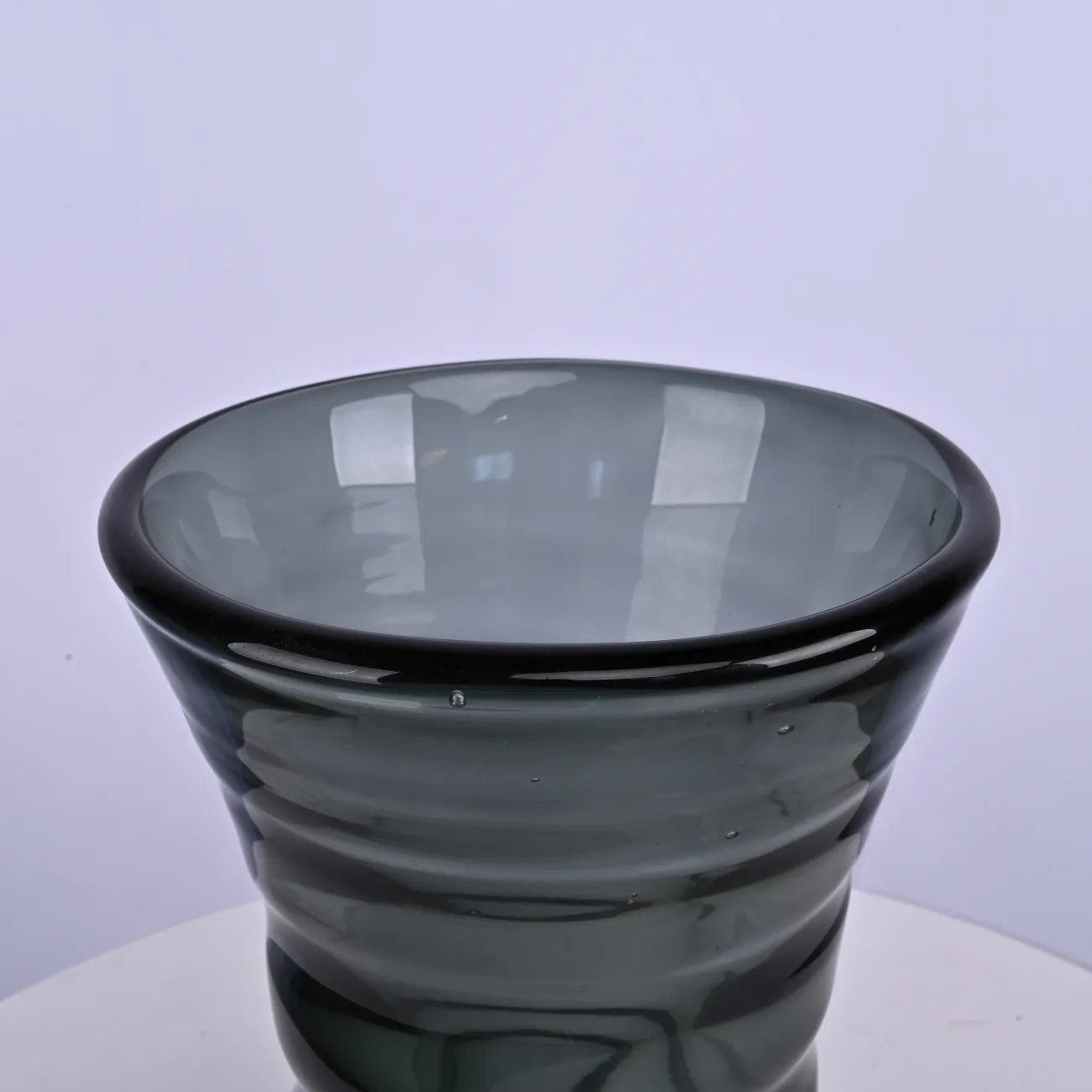 Ваза «Спираль» LaLume DK_FB-ZS2041B Серый H31 Ваза «Спираль» LaLume DK_FB-ZS2041B Серый H31