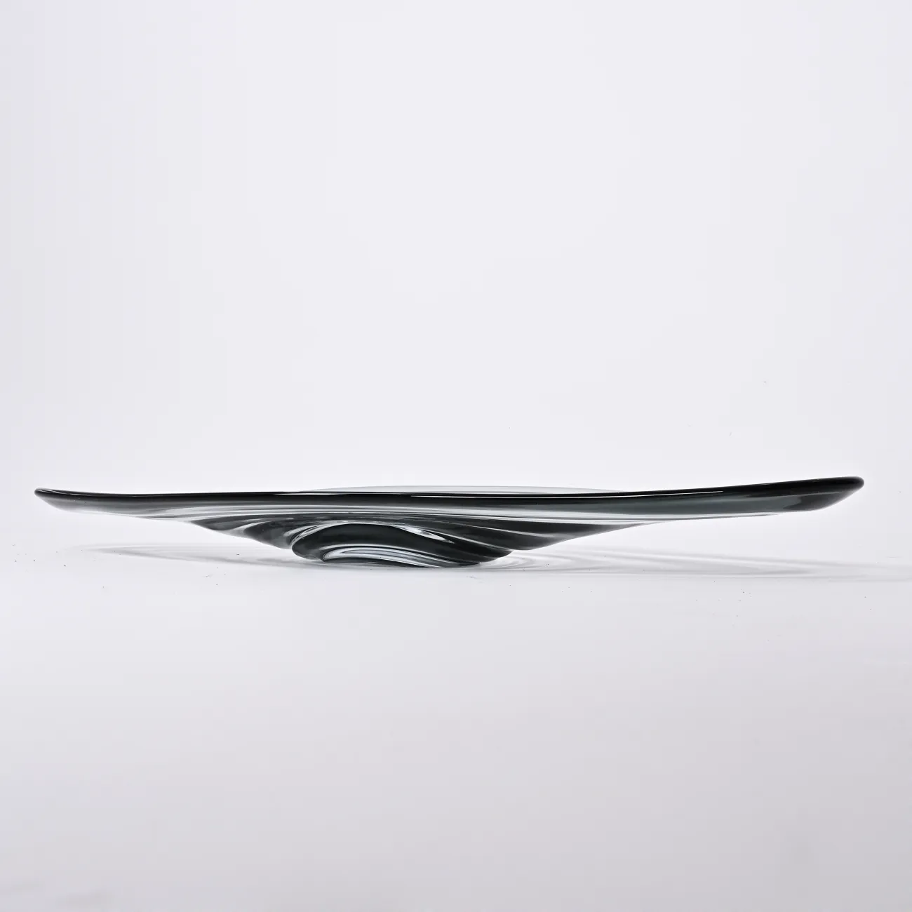 Серая стеклянная чаша Удлиненная LaLume DK_FB-ZS2057A Серая стеклянная чаша Удлиненная LaLume DK_FB-ZS2057A