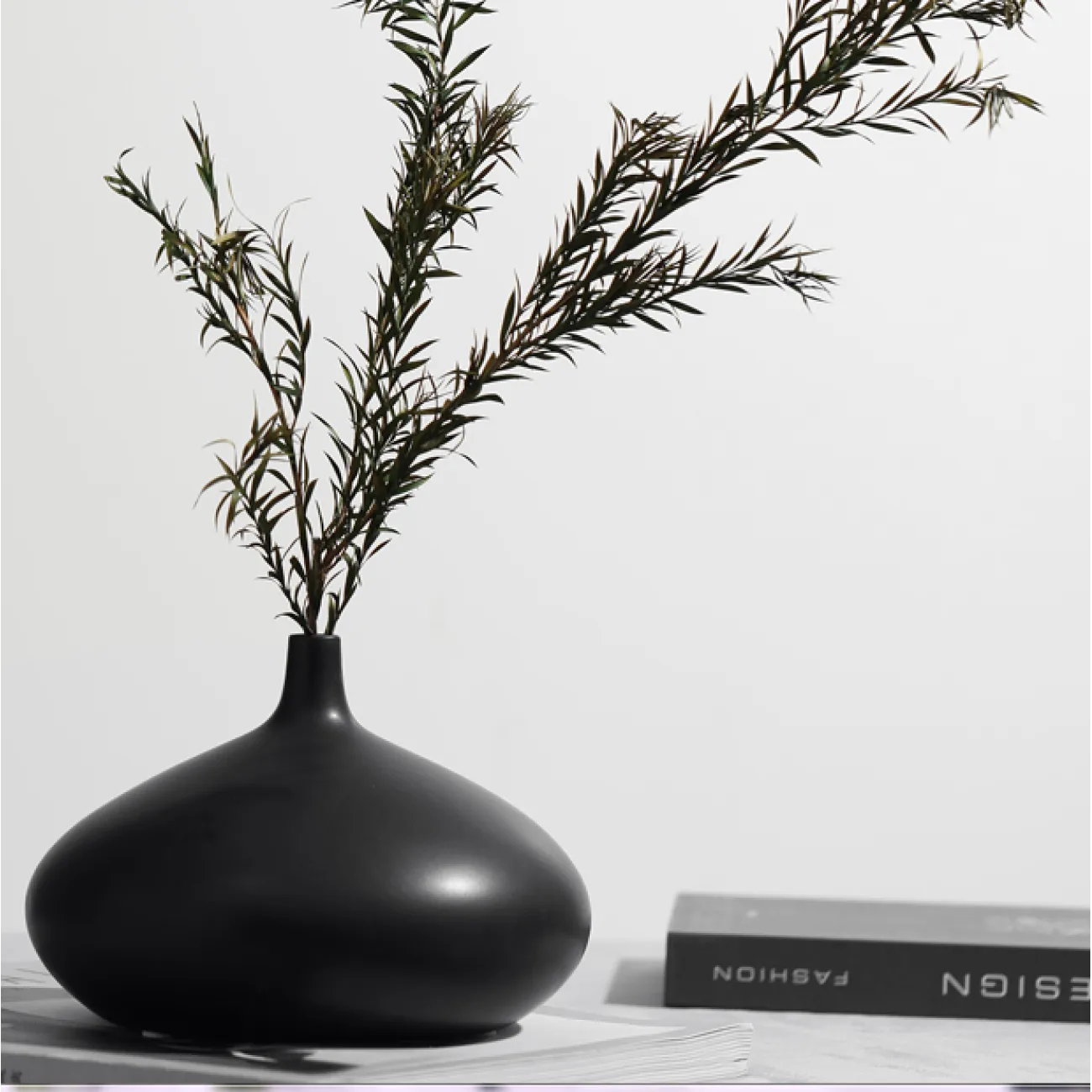 Керамическая ваза с узким горлом , новый китайский стиль Oval Керамическая ваза с узким горлом , новый китайский стиль Oval