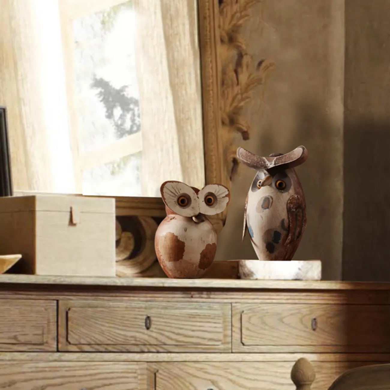 Декоративная Сова из смолы Mind