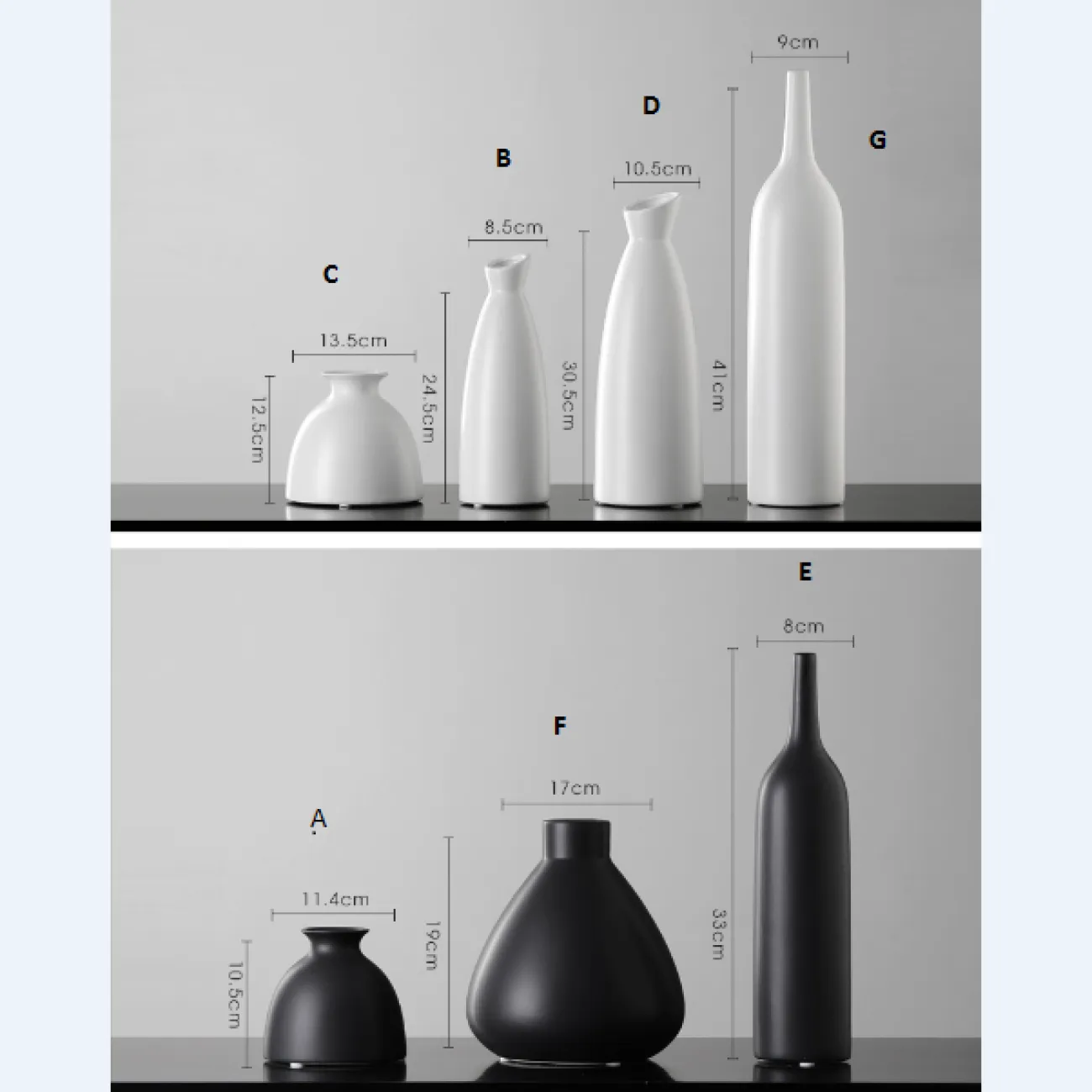 Керамическая ваза ручной работы  Edilia