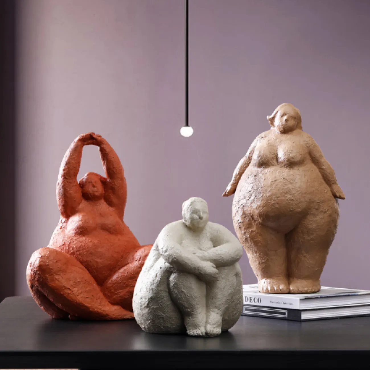 Статуэтка скандинавского стиля полная женщина Bbw