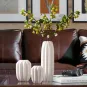 Белая керамическая ваза Harmonic