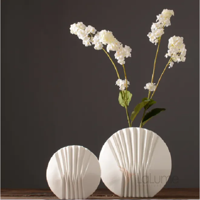 Керамическая современная ваза Shell