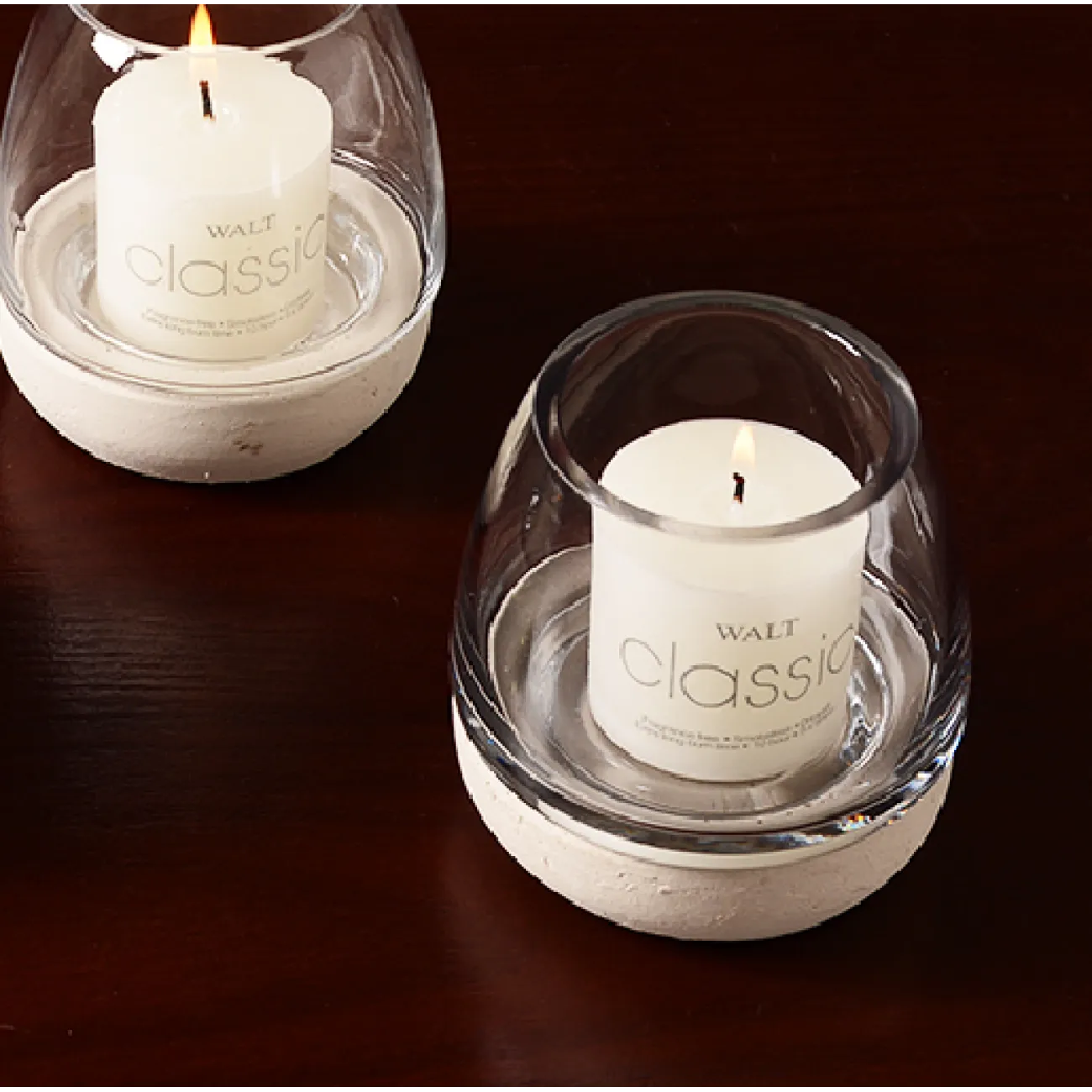 Скандинавский цементный подсвечник Aura Скандинавский цементный подсвечник Aura