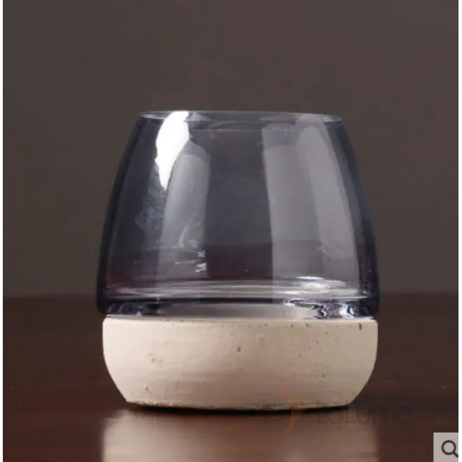 Скандинавский цементный подсвечник Aura Скандинавский цементный подсвечник Aura