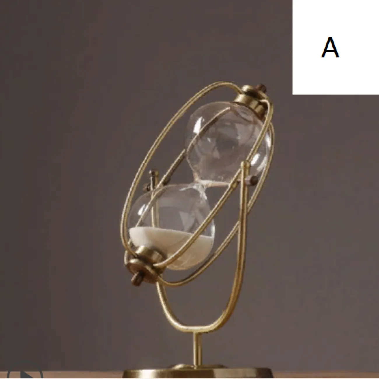 Скандинавские творческие металлические песочные часы Aquarium 