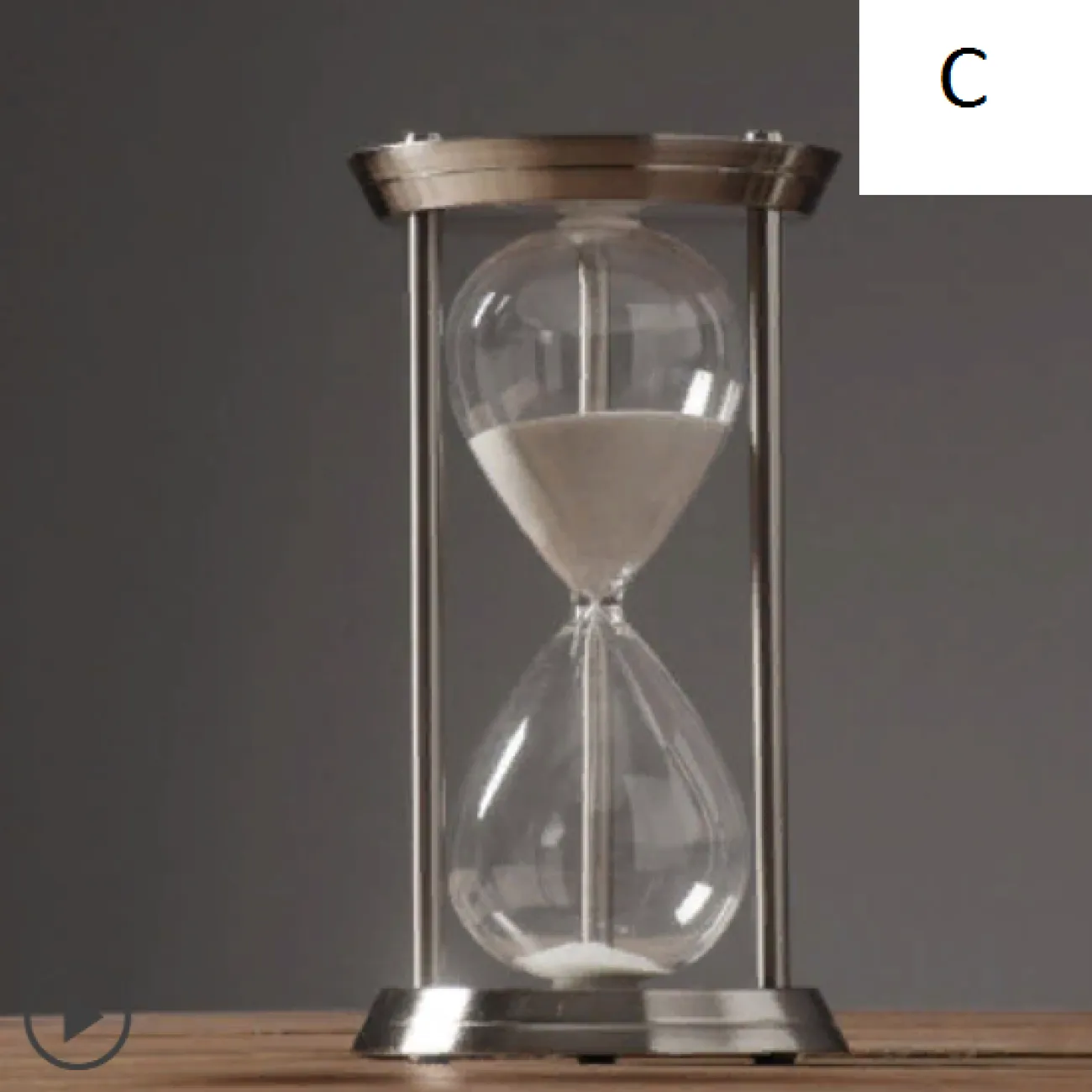 Скандинавские творческие металлические песочные часы Aquarium 