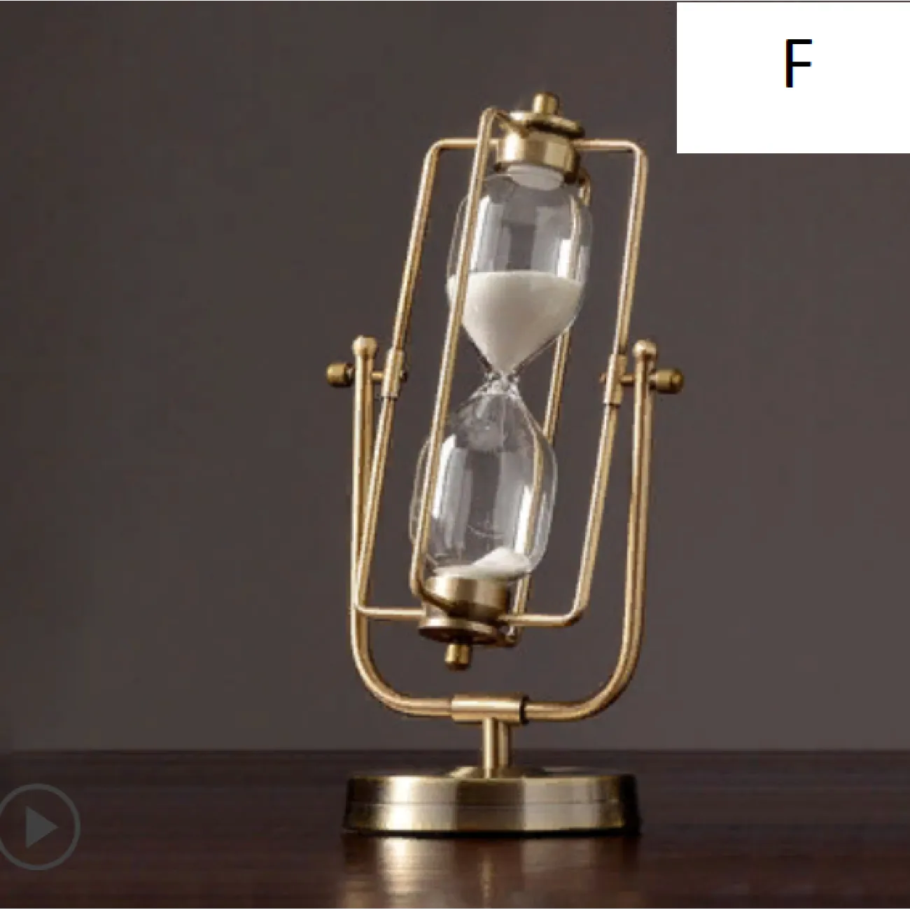 Скандинавские творческие металлические песочные часы Aquarium 